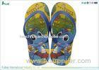 OEM Cartoon Rubber Flip Flops Full Color Printing With Rubber Strap