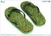 Artificial Grass Flip Flops EVA Fashion Personalized Hollow Out