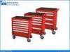 Mobile Metal Rolling Tool Cabinet 5 / 4 Drawer Intermediate Tool Chest