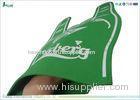 Green Cheering EVA Foam Hand Beer Advertising With Sewing Process