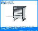 Customized Tool Box Roller Cabinet 6 Drawer Tool Chest With Top Tray Pe Bump