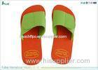 Orange Green EVA Disposable Hotel Slippers Customized Unisex For SPA