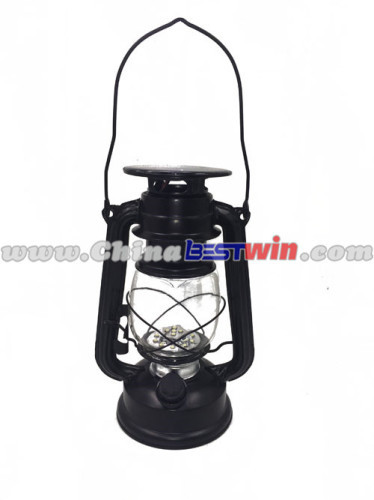 Brooklyn Lantern Christmas Gift Antique Lantern Steel Tin Led Solar Rechargeable Camping Lamp