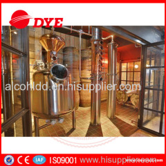 Hot sale mini copper distillation equipment/whiskey spirit distillery for sale