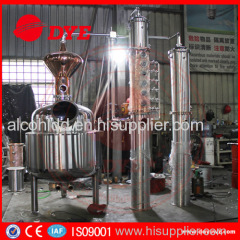 Hot sale mini copper distillation equipment/whiskey spirit distillery for sale