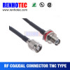 Electrical TNC Plug Cable To TNC JACK Wire Connector