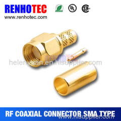 Dosin Factory SMA male Crimp straight connector LMR400 RG213 RG8