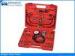 Gasoline Engine Testing Tools Pressure Test Gauge Kit For Ford / Chrysler / Fiat