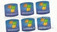 Professional 7 ultimate Windows Product Key Sticker logo screensaver