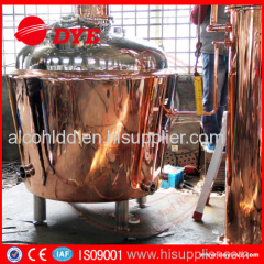 Red copper distiller distillery distilling for sale