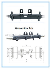 Semi trailer 13ton axle beam or axle tube parts