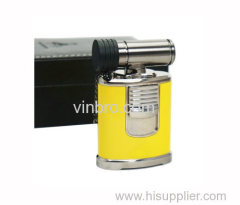 VinBRO Tobacco Pipe Butane Refillable Windproof Gas Metal Pipe Lighters Jet Torch Cigar Lighter 1/2/3/4 Flame Lighters