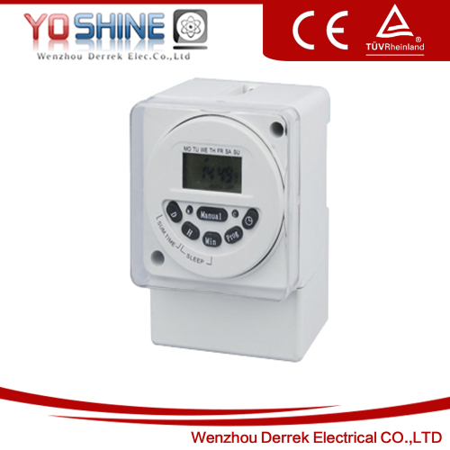 YX190 LCD display daily and weekly programmable timer