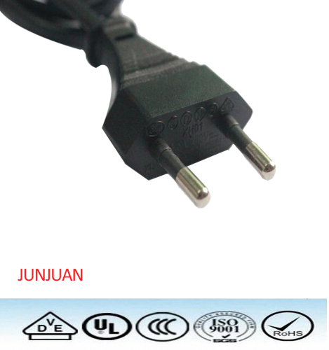 Professional Europe 2pin power plug wire manufacturers