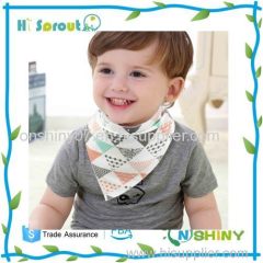 Double-layer Best quality baby bib manufacturer baby bandana bibs