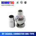 White Plastic Straight BNC Female RF Coaxial Connectors PCB Mount