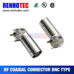 R/A BNC Jack PCB Mount RF Electrical Coaxial Magnetic Connectors