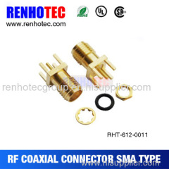 SMA jack bulkhead crimp for cable RG174 coaxial connector