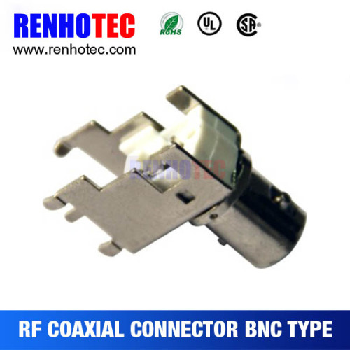 R/A BNC Jack PCB Mount Connectors RF Magnetic Electronic Connectors