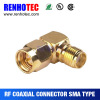 gold plating SMA plug to SMA jack RP rf adapter for rg58