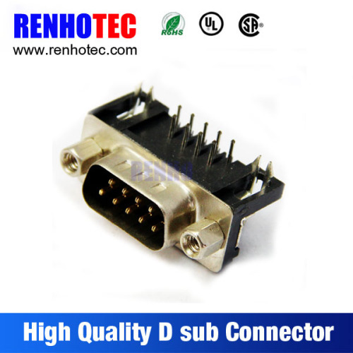 90 Degree VGA Male 9pin D SUB Connector