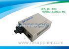 SM Dual Fiber Media Converter 100Km SC External Power 10 / 100M 1310nm