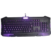 3 colors changeable led backlit gaming keyboard