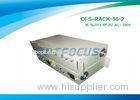 19'' Fiber Media Converter Rack 16 Slots 2U AC220V DC - 48V Card Module Type