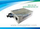 20Km Single Mode Fiber Media Converter 10 / 100 / 1000Base - Tx to 1000Base - LX MC 1310nm