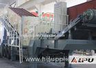 Portable Combined Mobile Stone Crusher Plant With Double - Axle Tyre
