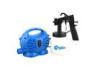 Blue Electric Mini House Paint Sprayer HVLP System Plastic 1.8mm nozzle 50HZ 60HZ