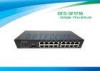 Single 10gb Fiber Optic Switch 1 Port SFP Slot 100BASE - Fx 16Port 10 / 100BASE - Tx