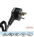 China Standard power plug 3pin cord supplier