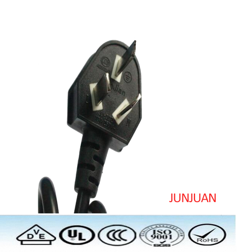 3C standard 10A/250V power plug cord/wire