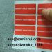 paper warranty sticker/permanent self adhesive destructible vinyl label/fragile destructible label