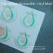 Custom Adhesive Clear Fragile Security Sticker Tamper Proof Transparent Destructible Seal Sticker For Bottle Use