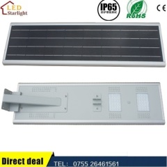 8-80W optional waterproof solar led light 2015 Save energy IP65 60w all in one/integrated solar led street light