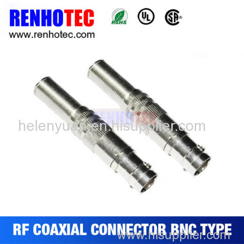 BNC type Plug connector twist on 75ohm crimp RG6