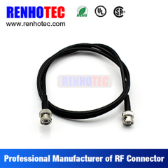 Made in China Double BNC Jack Electrical Coaxial Wire Connectors Custom Cable Assembly for RG6