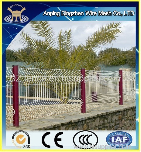 hot galvanizing and pvc Triangle Bent Fence