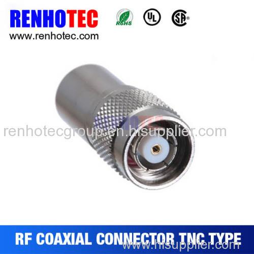high performance male tnc connector with RoHS approved