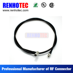 R/A SMA Screw Plug to SMA Plug Coaxial Wiring Harness Rope Connectors Custom Cable Assembly