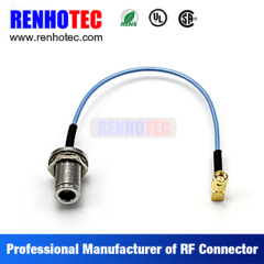 Factory Price Right Angle SMA Male Electrical Coaxial Wire Connectors Custom Cable Assembly