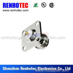 flange female n connector with 4 hole panel