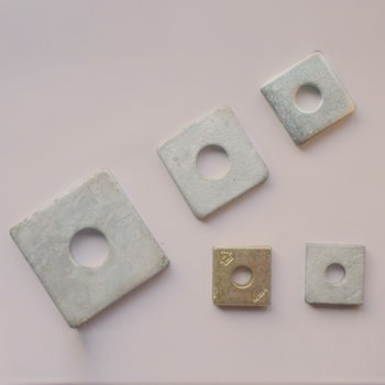 Square washer zinc plated
