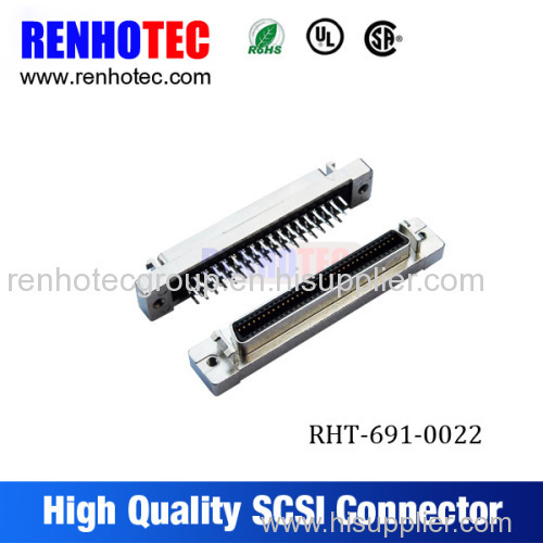 male plug 68 pin D-sub SCSI connector with high quality