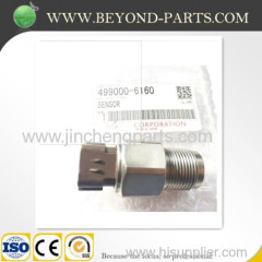 Spare parts DENSO excavator common rail sensor 499000-6160 excavator parts high quality