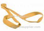 Nylon Textiles Yoga Mat Strap Yellow Durable Sledge For Pilate