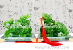 new design Chinese imitation jade resin arts and crafts figurine