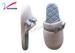 Lovely Bowknot Indoor Pink Soft Bottom Closed Toe Slippers For Female